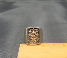 Gold Siegelring mit Wappenmotiv