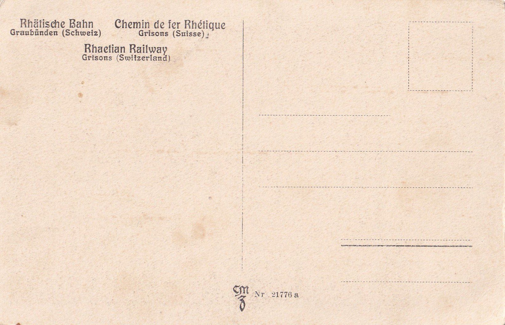 Cartes postales: Mustail an der Albulalinie mit Dampfzug – D'occasion à Olten par clotaldi 1