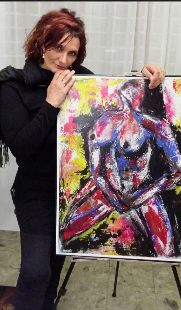 Dipinti: Expressionismus, Akt, Acryl 60/80cm – Nuovo (secondo la descrizione) da Trimbach venduto da Alessia75 2