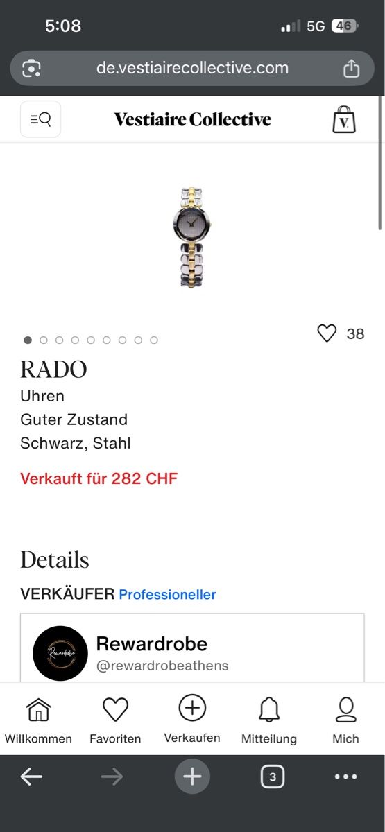 Rado Orologi: Rado Damenuhr – Usato da Ebmatingen venduto da Christopher123 7