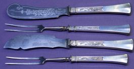 4 couteaux et fourchettes de service Jetzler Renaissance