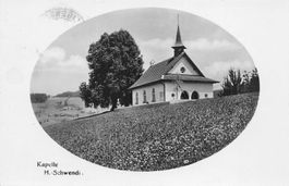 Heiligenschwendi BE Kapelle H Schwendi Landschaft Wiese