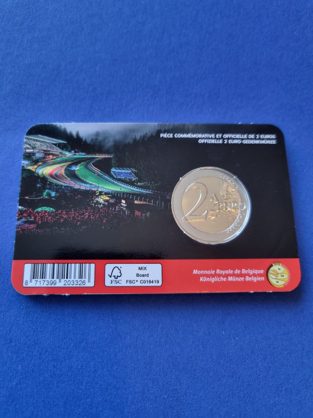 Tutti le monete: 2 Euro Belgien 2025 Francorchamps – Nuovo e nell'imballaggio originale da Unterägeri venduto da Ferreira_81 1