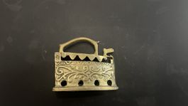 Antikes Messing Bügeleisen, Deko Bügeleisen Miniatur