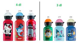 SIGG Trinkflasche Alu 3 dl oder 4dl - Auswahl