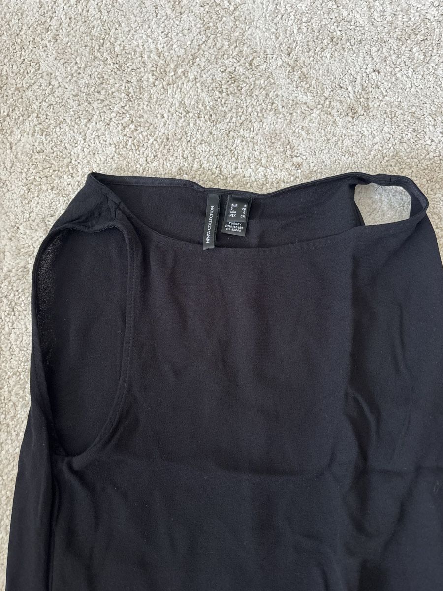 Mango Kleider: Maxi Kleid schwarz ärmellos Grösse S Mango – Gebraucht aus Basel von mic_5258 4
