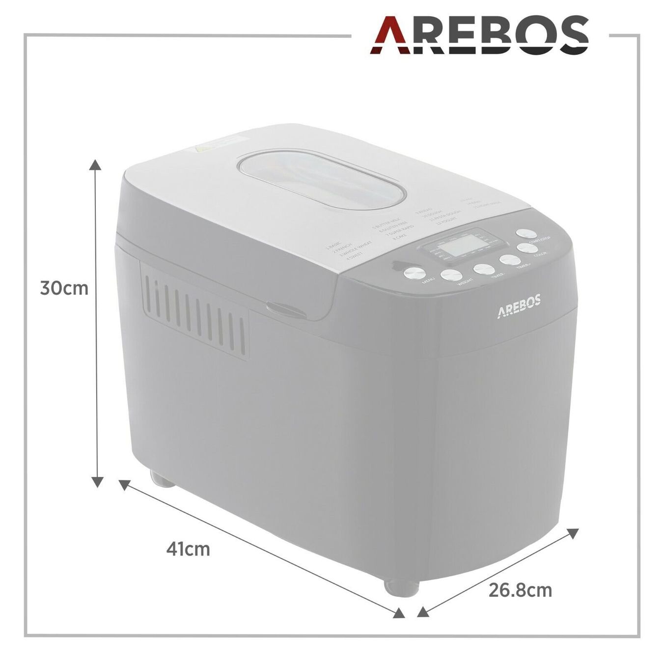 Appareils de cuisine: AREBOS Brotbackautomat Schwarz – Neuf avec emballage d'origine à Bottighofen par zaap 5