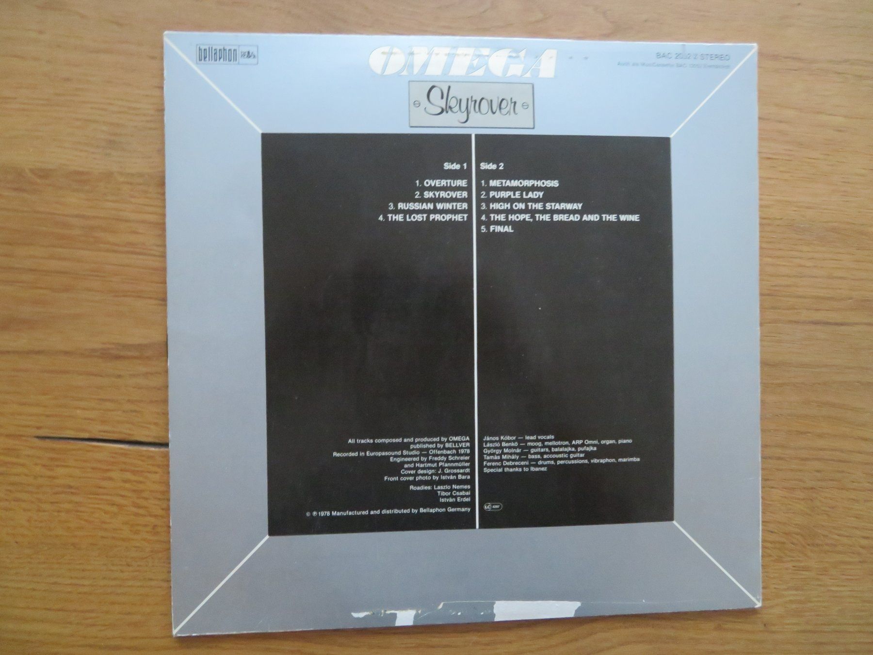 Dischi in vinile: Omega - Skyrover LP (1981) – Nuovo (secondo la descrizione) da Zürich venduto da max_cp5f 1