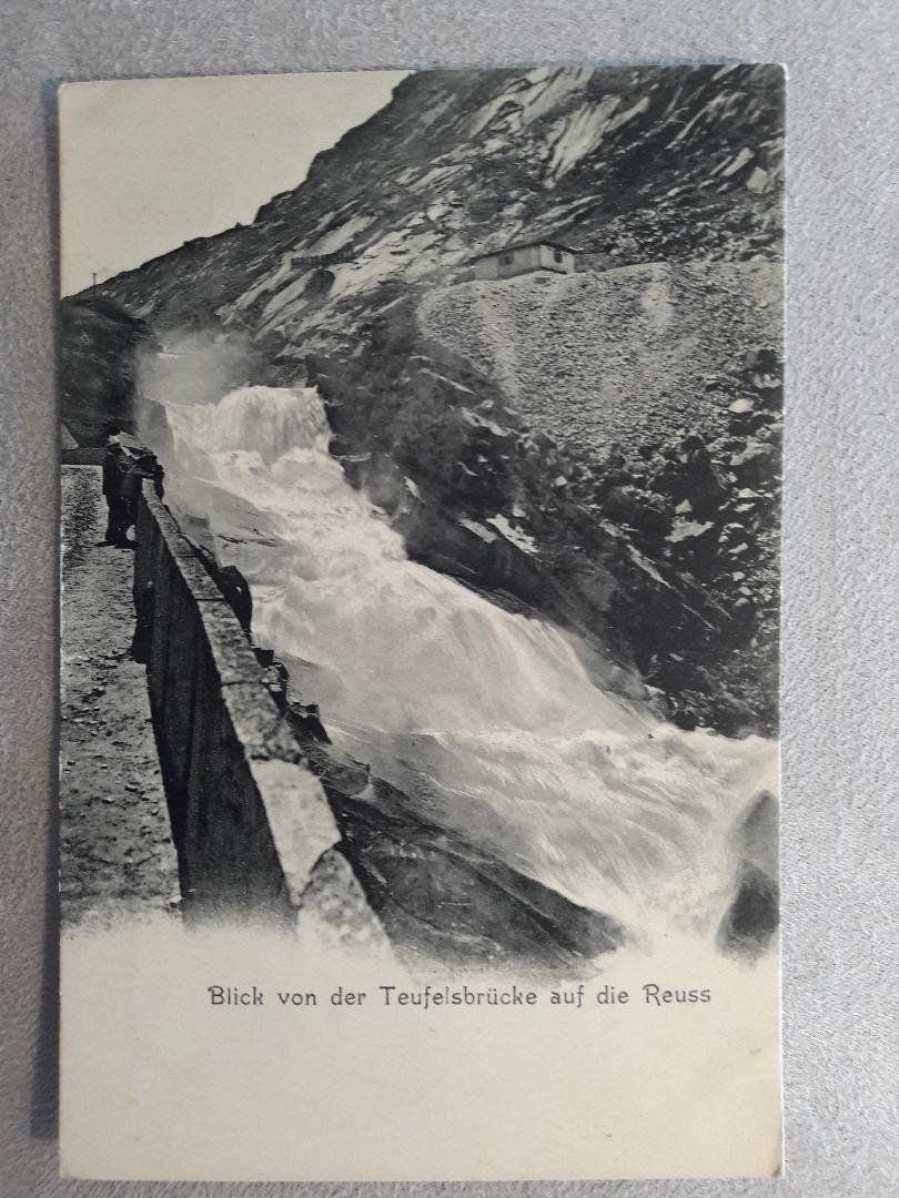 Cartoline postali: TEUFELSBRÜCKE   auf die Reuss – Usato da Delémont venduto da Domdom1
