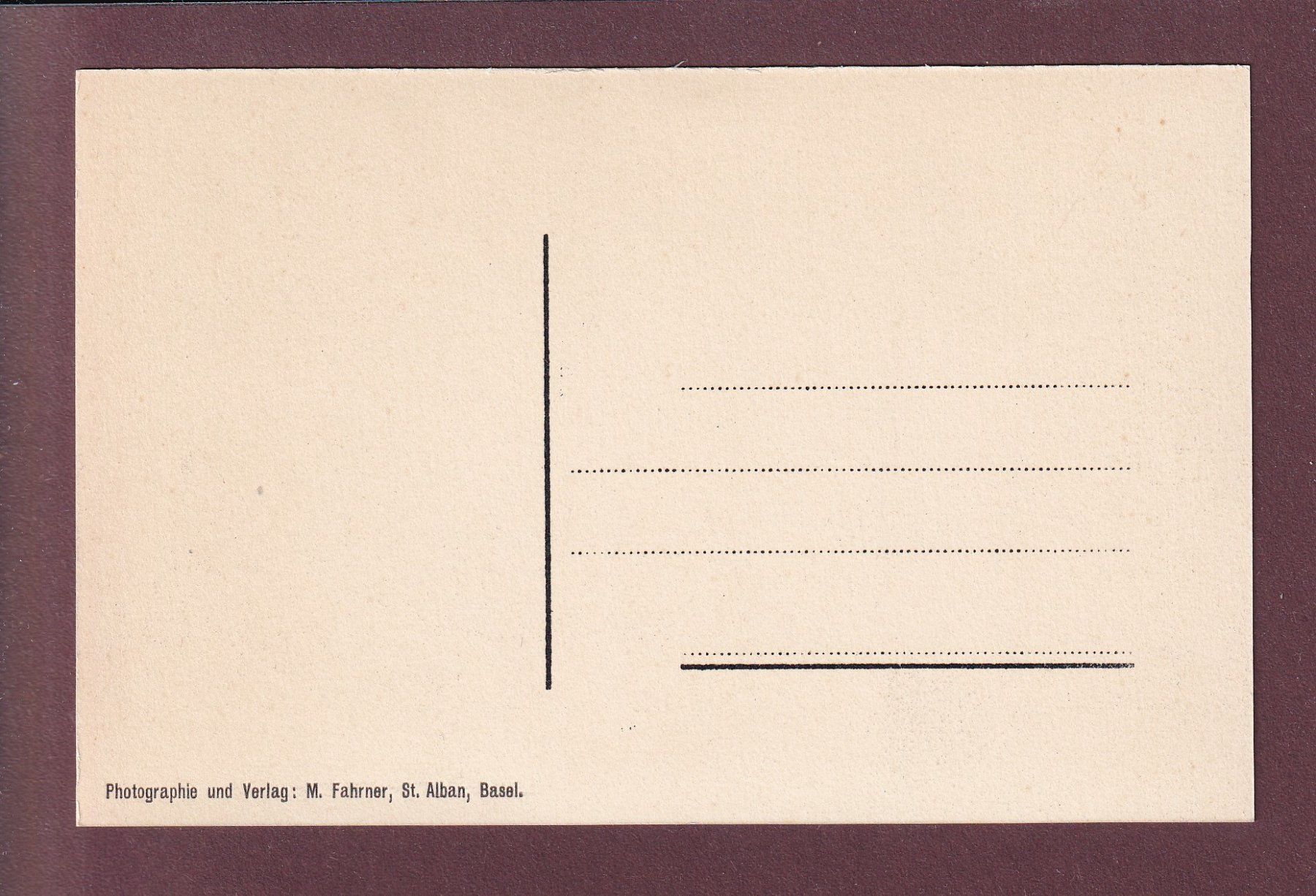 Cartes postales: Altes BASEL - St. Albantal – D'occasion à Pully par nicecards 1