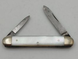 Vintage Sackmesser mit Perlmut, Taschenmesser