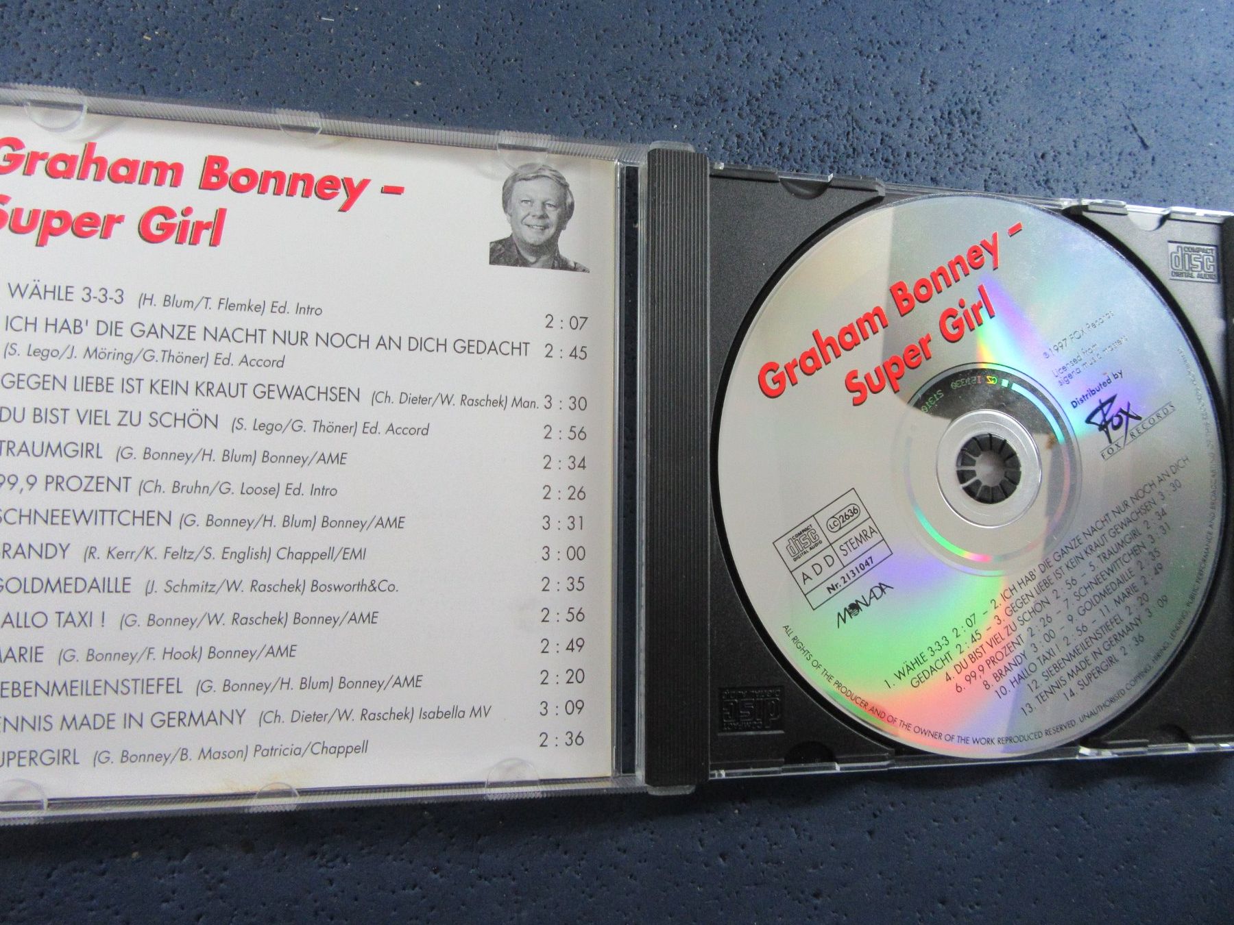 CD: GRAHAM BONNEY " SUPER GIRL " CD – Usato da Ettingen venduto da Hausi4711 1