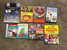 8 Kinderbücher Basteln, Natur, Experimente für lange Wint...