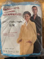 Neuer Bademantel, Grösse S/M, 100% Baumwolle, Türkis!