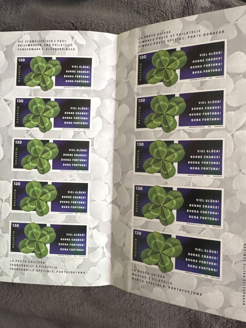 Tous les timbres: MARKEN KLEINBOGEN 2003 VIEL GLÜCK!, POSTFRISCH – Neuf (Voir description) à Genève par k1164 2