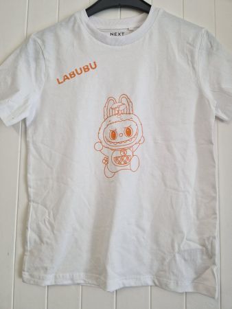 T-Shirt blanc applique Labubu T.8 ans / 128