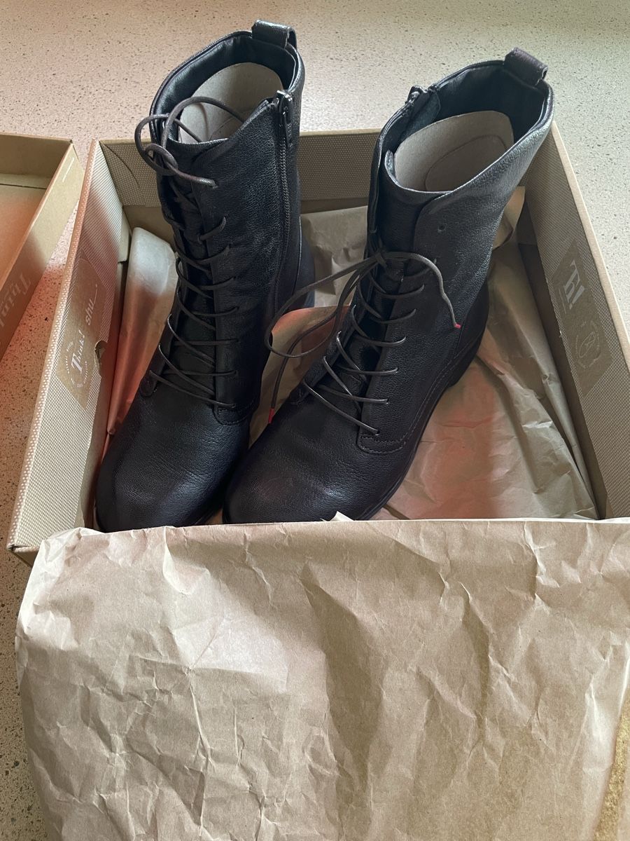 Think Scarpe da donna: Think! Agrat Stiefeletten - Mocca – Nuovo e nell'imballaggio originale da Basel venduto da Borvia 2