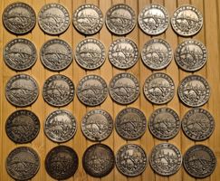 30 Stück  Doppeltaler Basel-Stadt 1710 Replika aus 1958