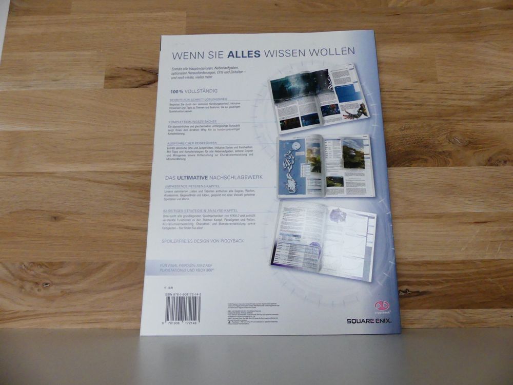 Guide De Stratégie FINAL FANTASY XIII-2 – Version FR, Neuf