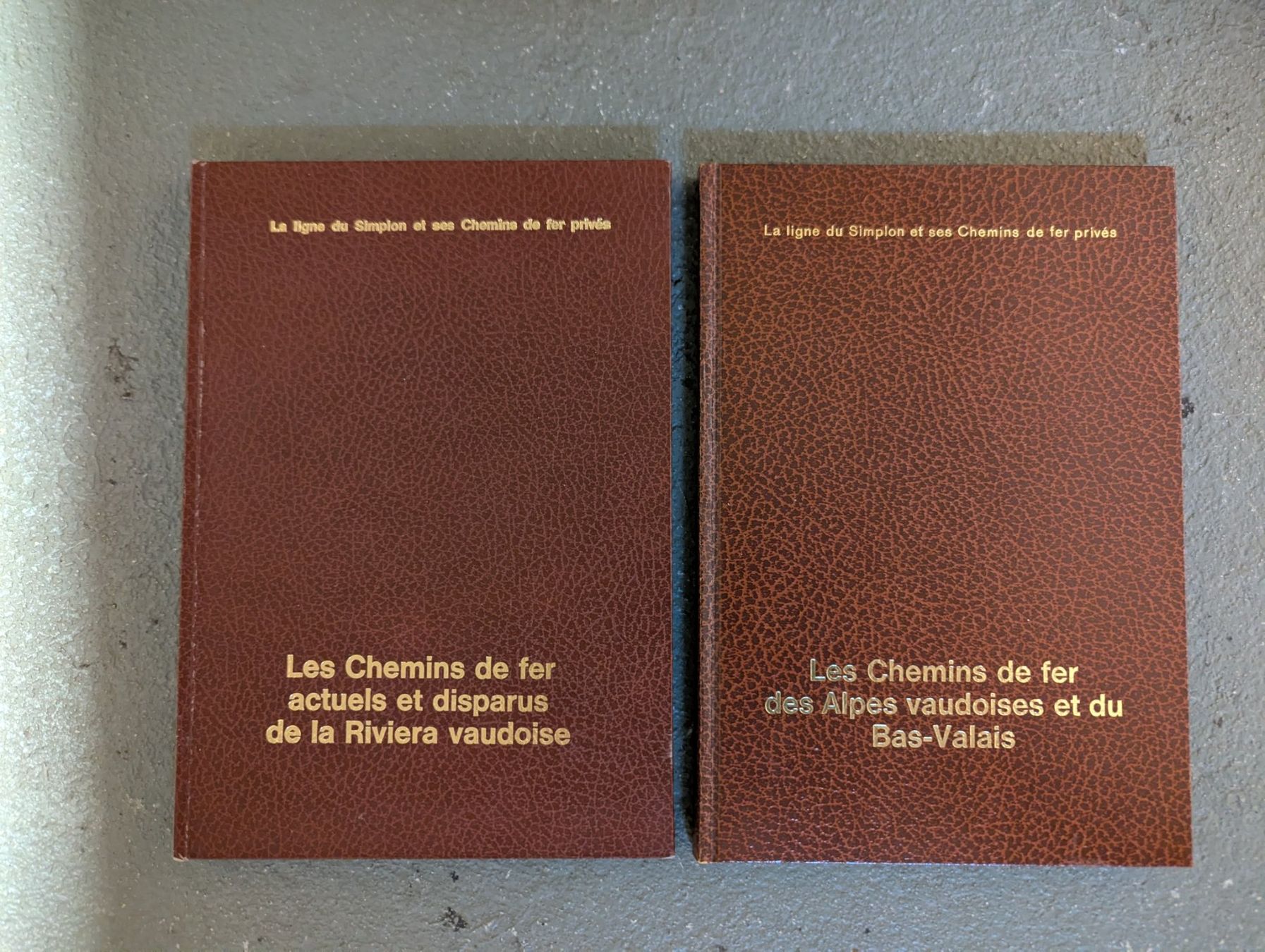 Libri: 7 volumes de chemins de fer. – Usato da montcherand venduto da Niollu 1