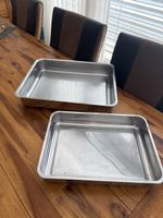 Ikea roasting trays, large and medium. 