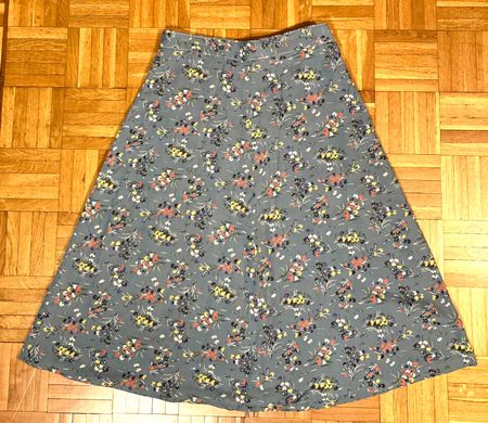 Très jolie jupe longue à fleurs vintage taille S