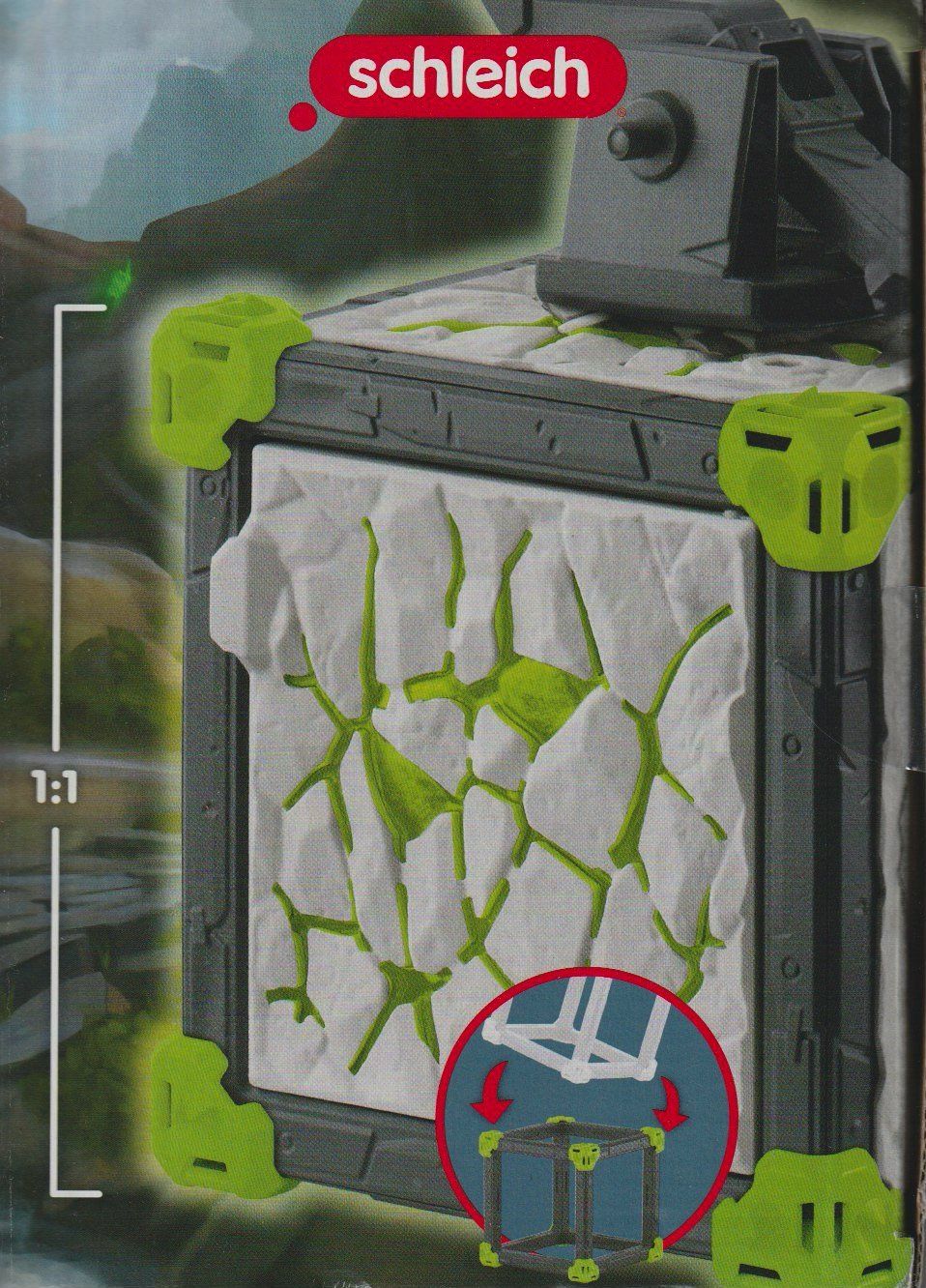 Schleich Giocattoli: SCHLEICH ELDRADOR CREATURE 42677 BATTLE CAVE STONE CHAMELEON – Nuovo e nell'imballaggio originale da Vezia venduto da Aquarius_Age 3