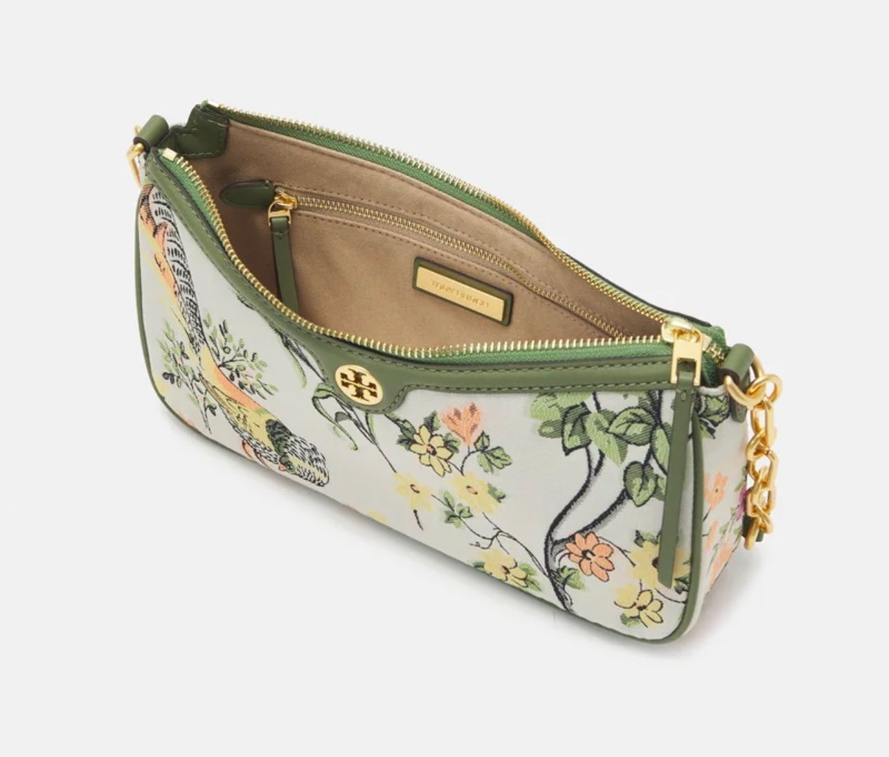 Tory Burch Borse da donna: Tory Burch MONOGRAM BROCADE ZIP SHOULDER BAG - Handtasche – Nuovo e nell'imballaggio originale da Oberaach venduto da Dandy2021 2
