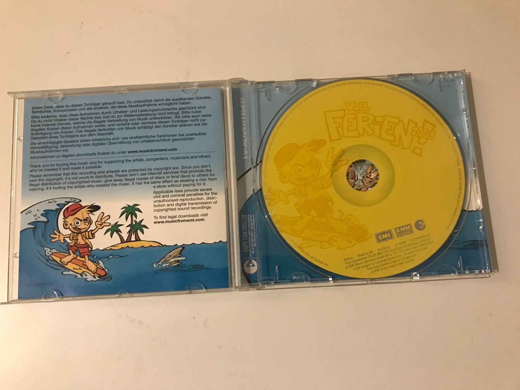 CDs: CD- Voll Ferien 2003- Compilation CD – D'occasion à Guntershausen par Gloominati 2