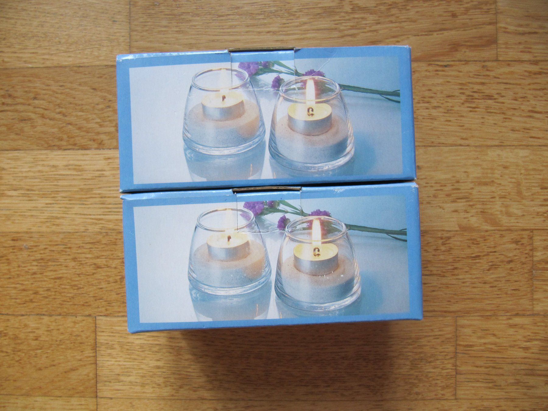Partylite Tutte le decorazioni: 4 Windlichter Winterlichter Tischdekoration Tealights – Nuovo e nell'imballaggio originale da Würenlos venduto da Carabella0