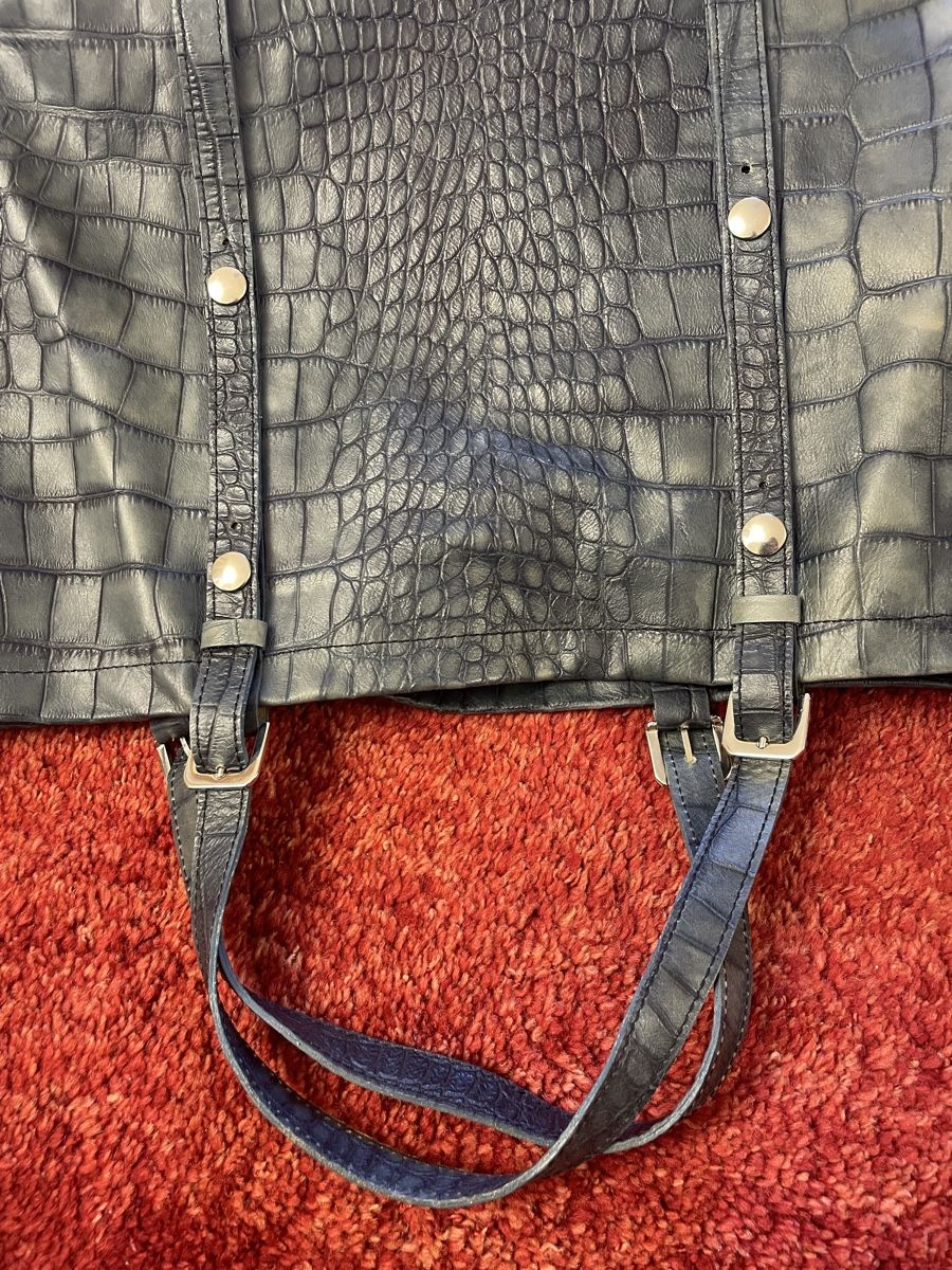 Borse da donna: Terranova Handtasche in Kroko Optik – Usato da Dittingen venduto da nje_9nlt 3