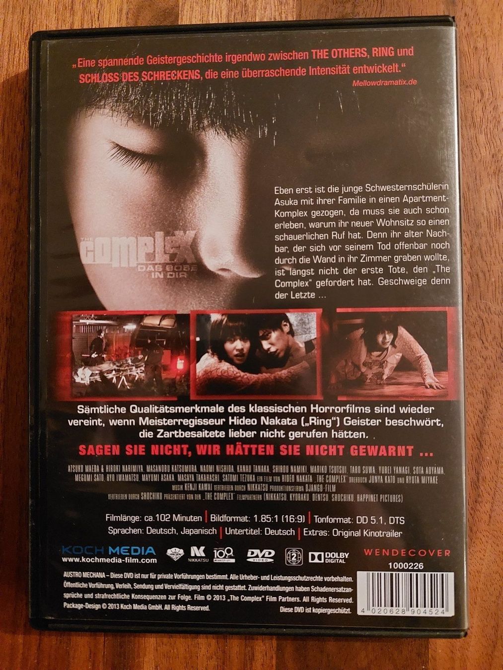 Alle DVDs: DVD - The Complex Das Böse in Dir – Gebraucht aus Rheinfelden von FilmAuktion 1