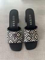 Guess Sandalen, schwarz/weiss, Gr. 38, Sommer-Look!