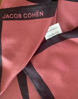 Jacob Cohen Seidentuch Silk Scarf pink/schwarz - ca.53x53 cm
