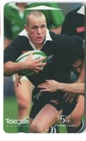 Telefonkarte "Rugby". Neuseeland