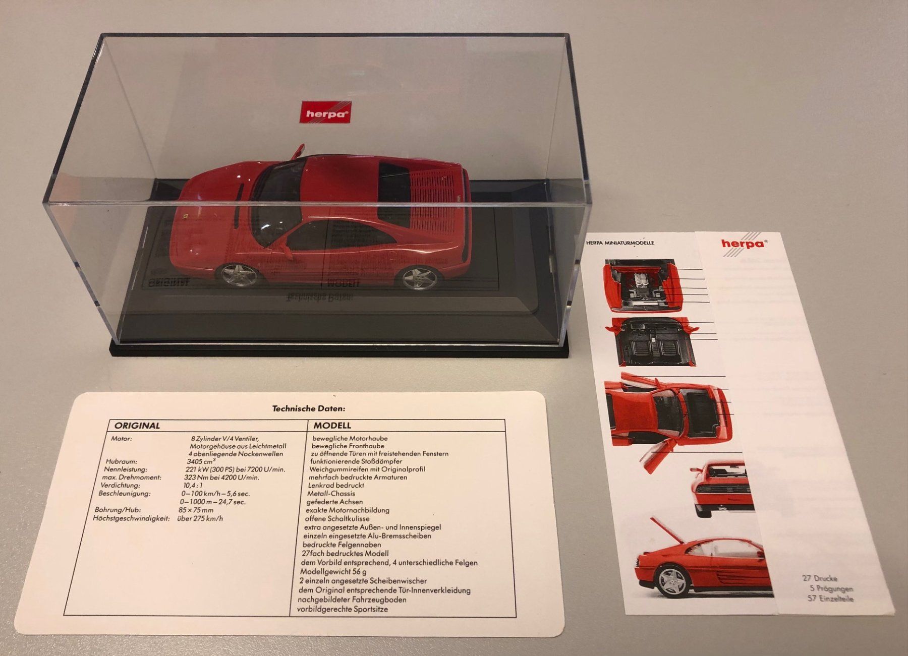 Ferrari Modellini d'auto: Herpa 1:43 / 1010 / Ferrari 348 tb – Nuovo e nell'imballaggio originale da Eggersriet venduto da uncletoni 4