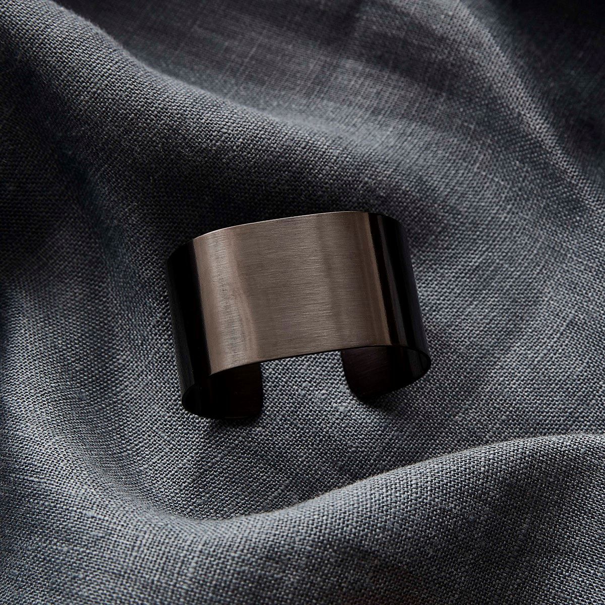 Altro in Decorazioni & Accessori: Serviettenring RAW schwarz 4er Set – Nuovo e nell'imballaggio originale da Wettingen venduto da kochshop 2