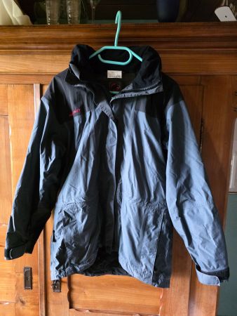 Herren Mammut Regen Wind Jacke mit Kapuze Gr. M