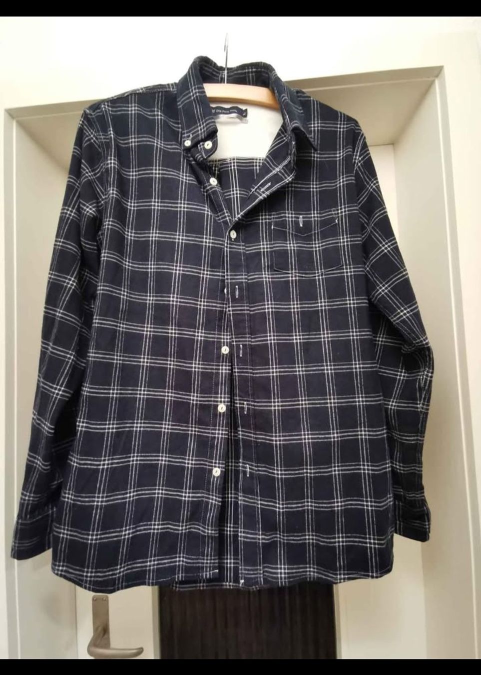 Camicie: Herren Vintage Uni Hemd Gr. L, one point direction – Usato da Dübendorf venduto da Me_sa