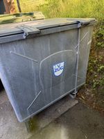 Container Zug 800 l Stahl mit Deckel  gebraucht 