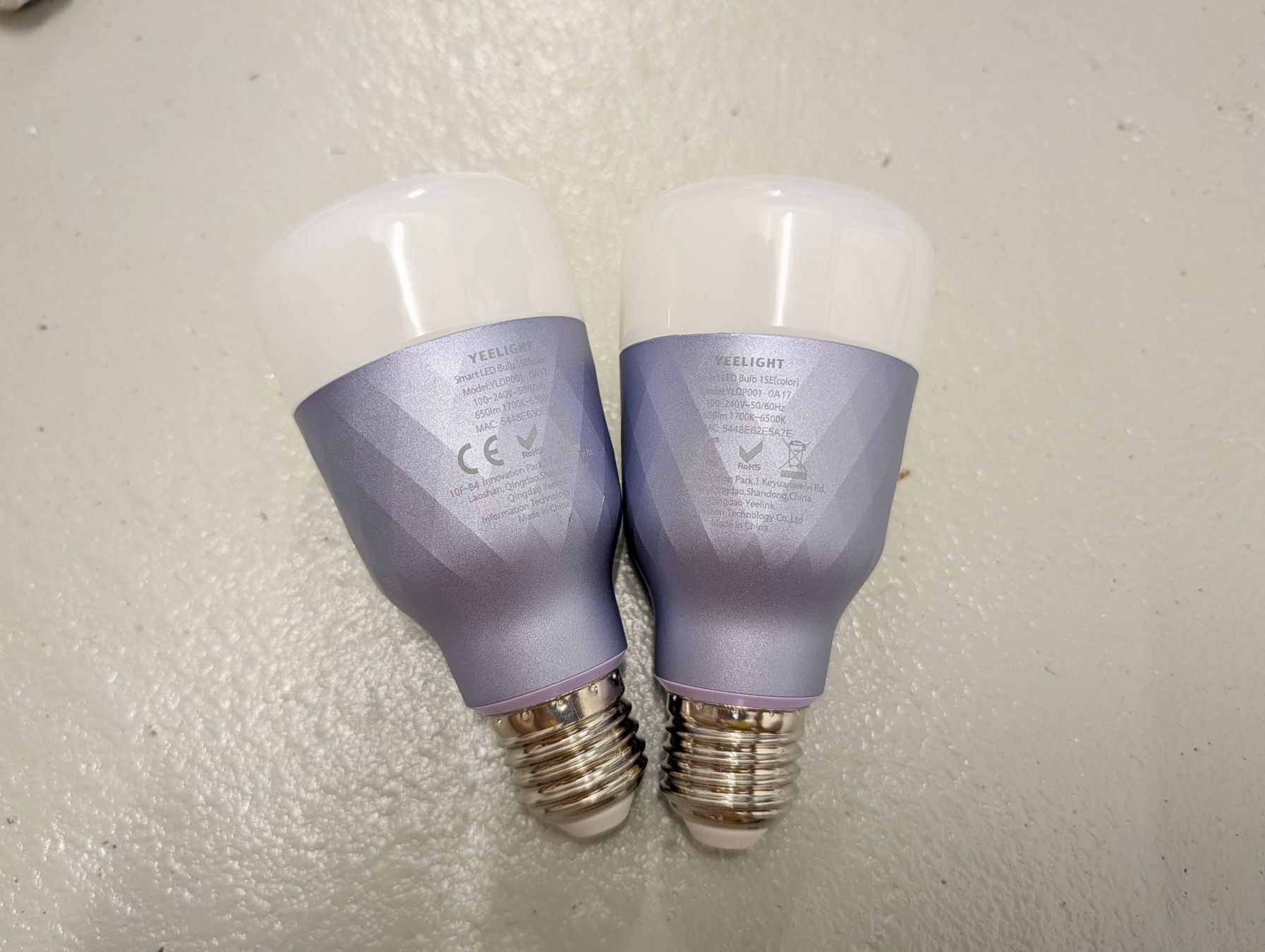 Xiaomi Lampade: Yeelight RGB LED Glühbirnen E27 2 Stk – Usato da Siglistorf venduto da julian-w 1
