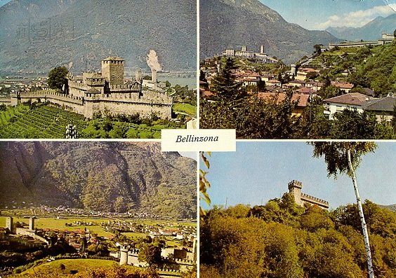 Cartoline postali: BELLINZONA Castelli Svitto, Uri e Unterwalden – Usato da Jona venduto da philajona