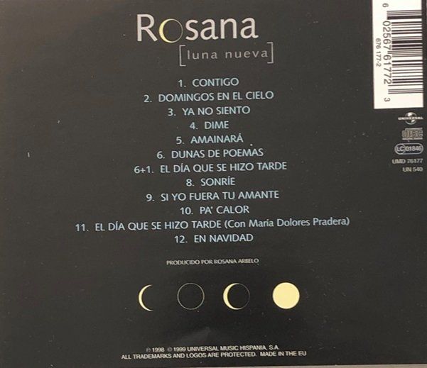 CDs: Rosana – Luna Nueva – Gebraucht aus Grüningen von azulverde 1