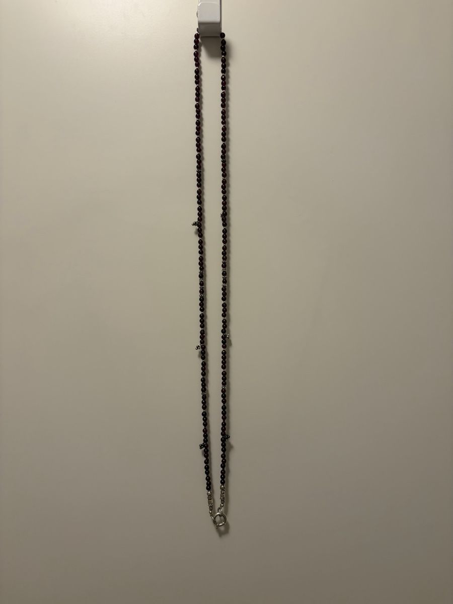 Rejane Rosenberger Catenine: Granatstein Kette mit Silber 49 cm - Rejane – Nuovo (secondo la descrizione) da Muttenz venduto da stoeberi01