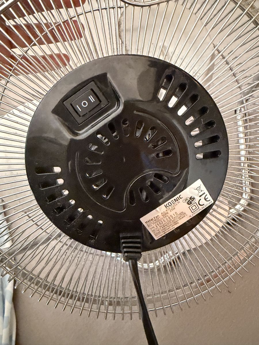 Ventilatori: Tischventilator KOENIC Metallgehäuse 23 cm neu – Usato da Zürich venduto da cor_ld9y 1
