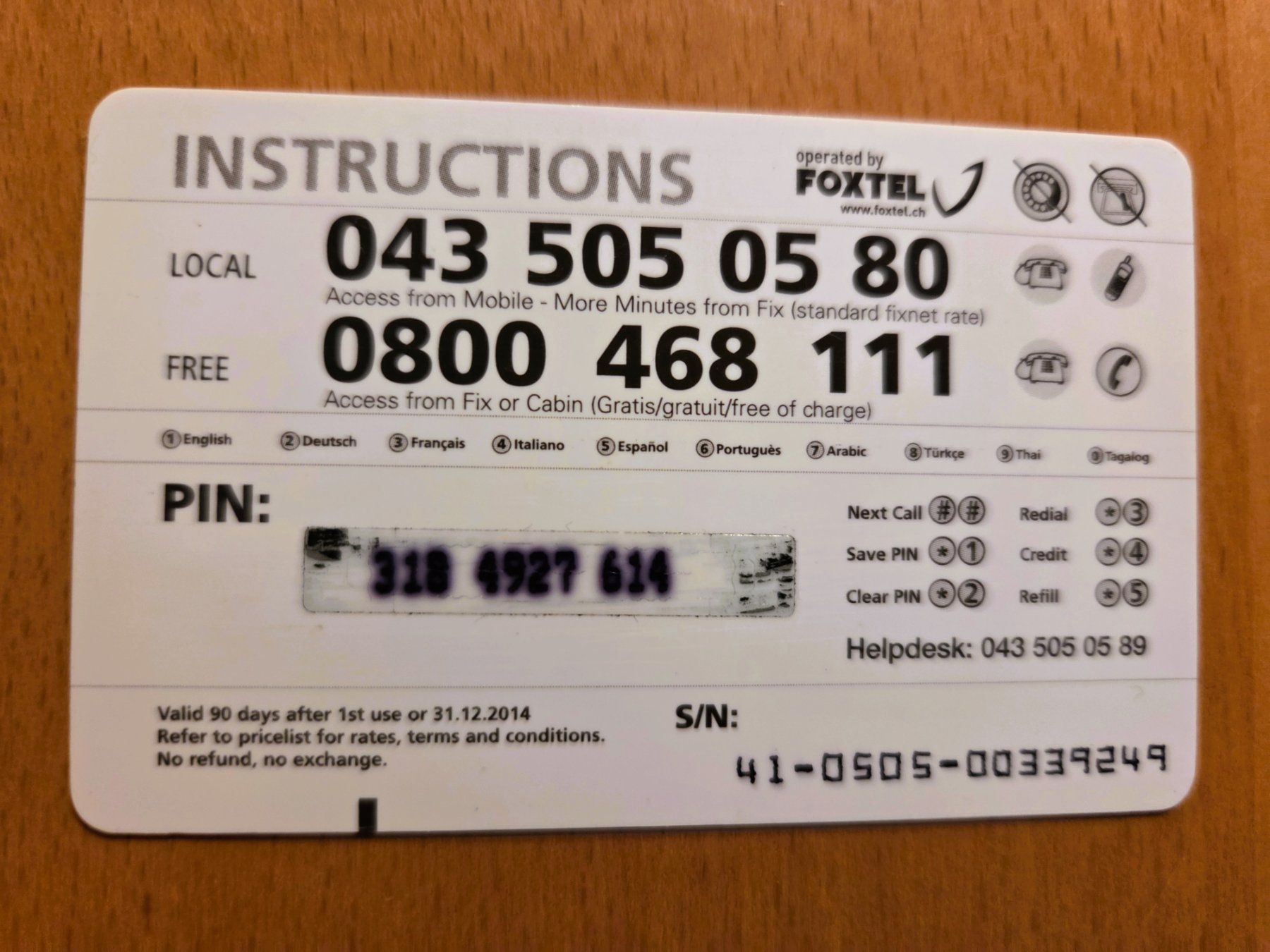 Schede telefoniche: PREPAID - SCHWEIZ – Usato da Brüttisellen venduto da Nighttrain 1