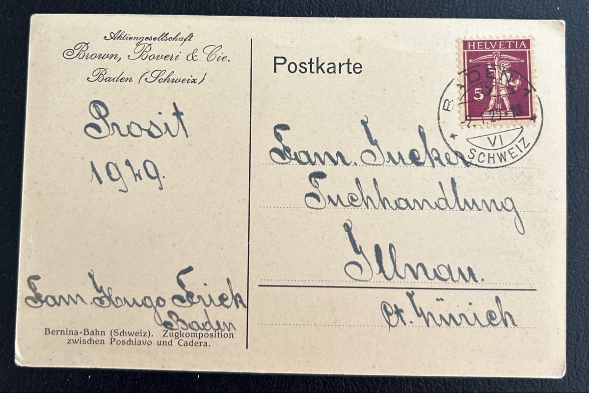 Cartes postales: AK Berninabahn  – D'occasion à Horw par Tellbub 1