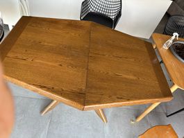 Grande table manger à rallonge ancienne très solide