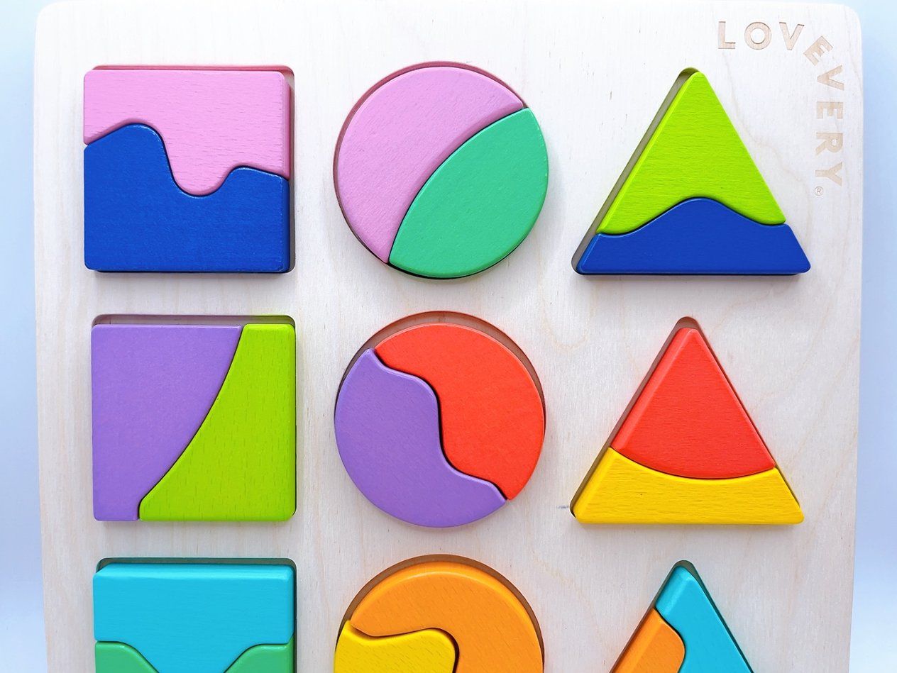 Land And Sky Two Part Puzzle Board Puzzleboard Lovevery (Gebraucht) in