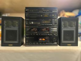 Pioneer HiFi-Anlage 80er komplett&Plattenspieler, 2 FB&Boxen